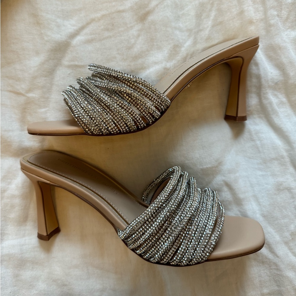 NIB WHBM crystal mules 7.5